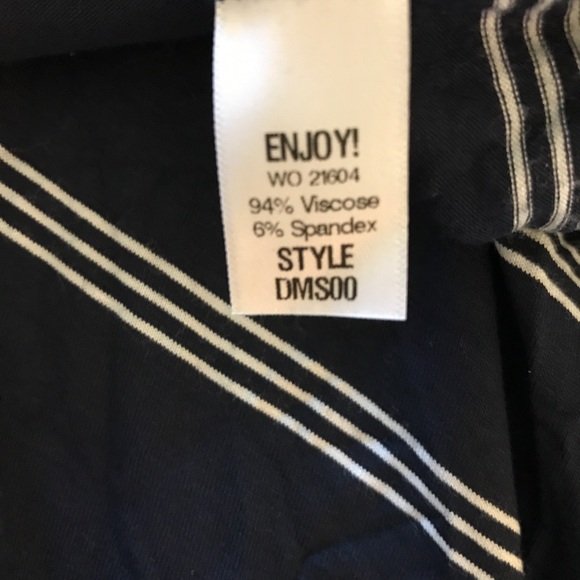 Michael Stars Stripe Midi length Casual Dress - Picture 7 of 7